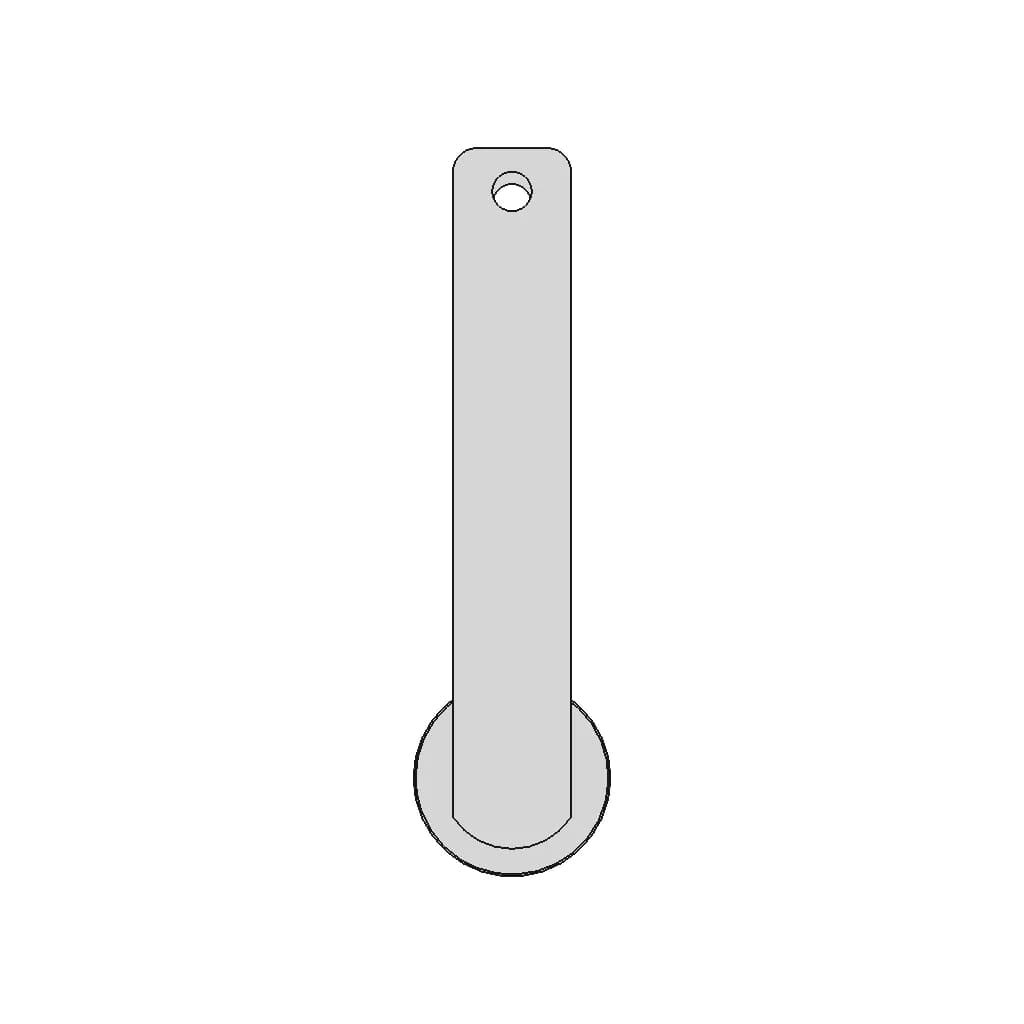 Anhängebolzen 38Mm - Hitch Bolt | High-Quality CAD Model_0_270_degree_snapshot
