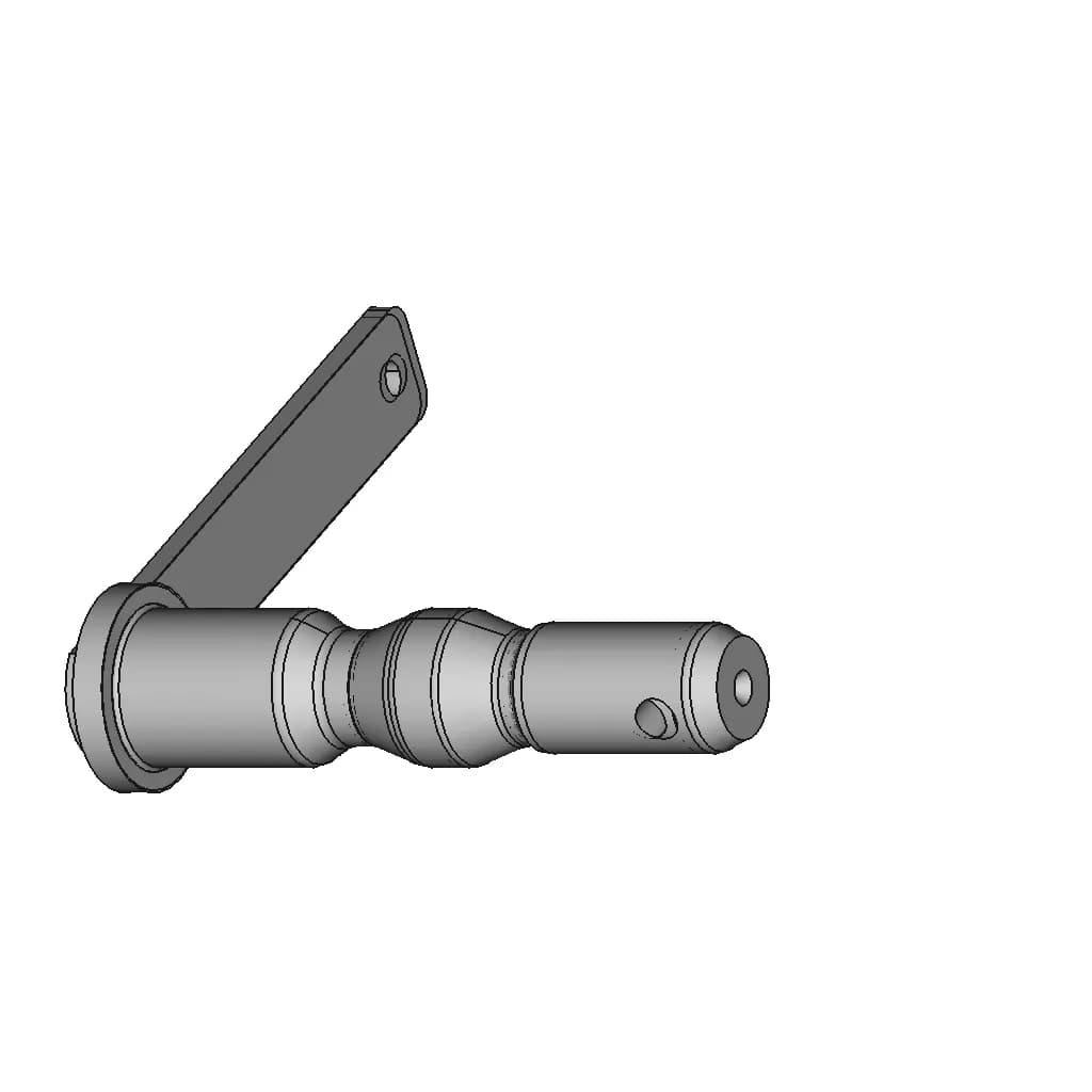 Anhängebolzen 38Mm - Hitch Bolt | High-Quality CAD Model_60_30_degree_snapshot