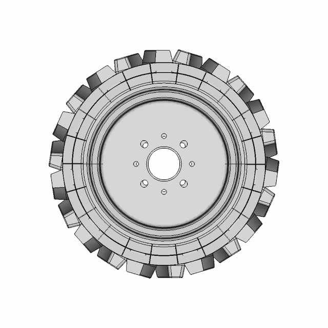 Tractor Wheel 450 Мм | 3D Engineering Design File