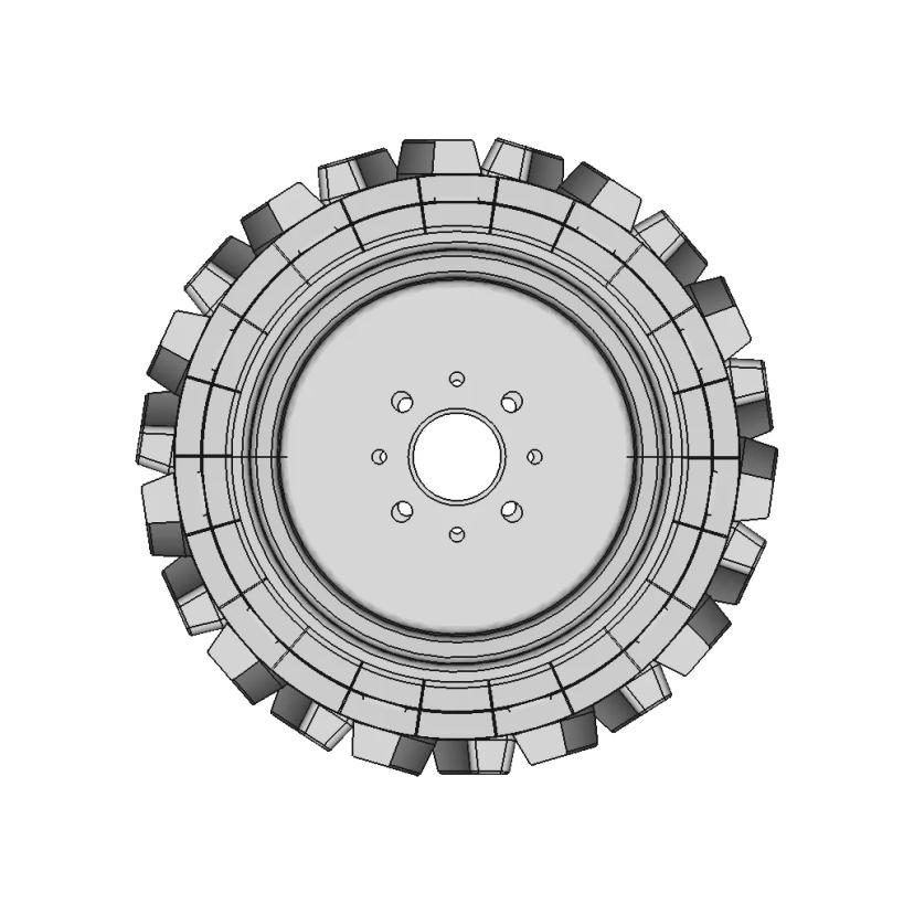 Tractor Wheel 450 Мм | 3D Engineering Design File