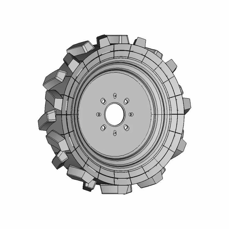 Tractor Wheel 450 Мм | 3D Engineering Design File