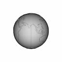 Studio-R4 Props | Earth Globe | High-Quality CAD Model_0_0_degree_snapshot