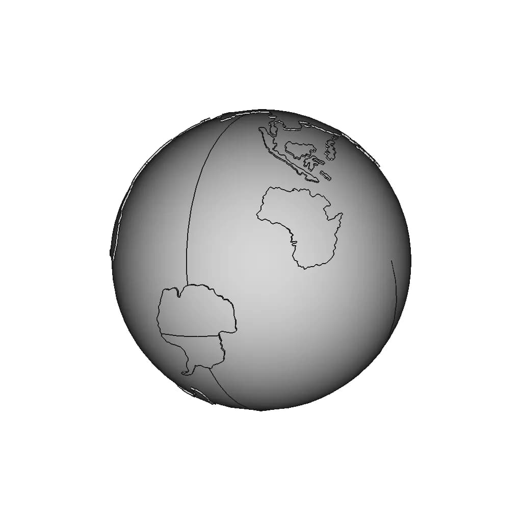 Studio-R4 Props | Earth Globe | High-Quality CAD Model_60_30_degree_snapshot