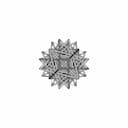 Tetrahedron Derived Pipe Frame Shape 2 - Standard Mechanical Component_90_0_degree_snapshot
