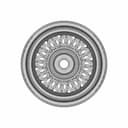 Ruote Borrani Wire Wheel 5,5J Width For Maserati 3500,5000 Assembly - Standard Mechanical Component_0_0_degree_snapshot