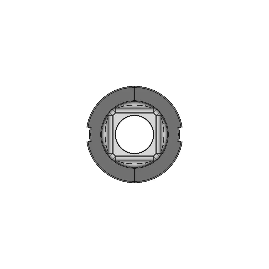 Ruote Borrani Wire Wheel 5,5J Width For Maserati 3500,5000 Spokes And Spoke Nut | High-Quality CAD Model_90_0_degree_snapshot