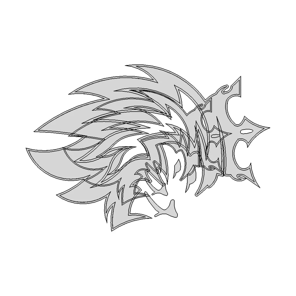 Lion Badge - Downloadable CAD Representation_0_270_degree_snapshot