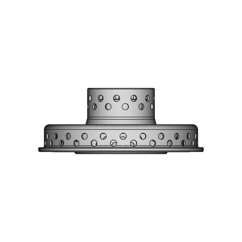 Ruote Borrani Wire Wheel 5,5 J Width For Maserati 3500,5000 Center Section Splined - Standard Mechanical Component_270_0_degree_snapshot