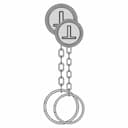 Keychain 15 | High-Quality CAD Model_90_0_degree_snapshot