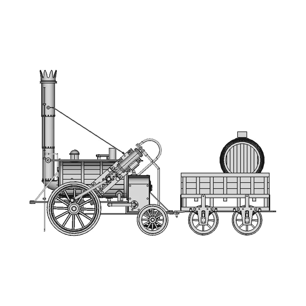 Steam Locomotive - Downloadable CAD Representation_90_0_degree_snapshot