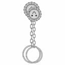 Keychain 13 | High-Quality CAD Model_90_0_degree_snapshot