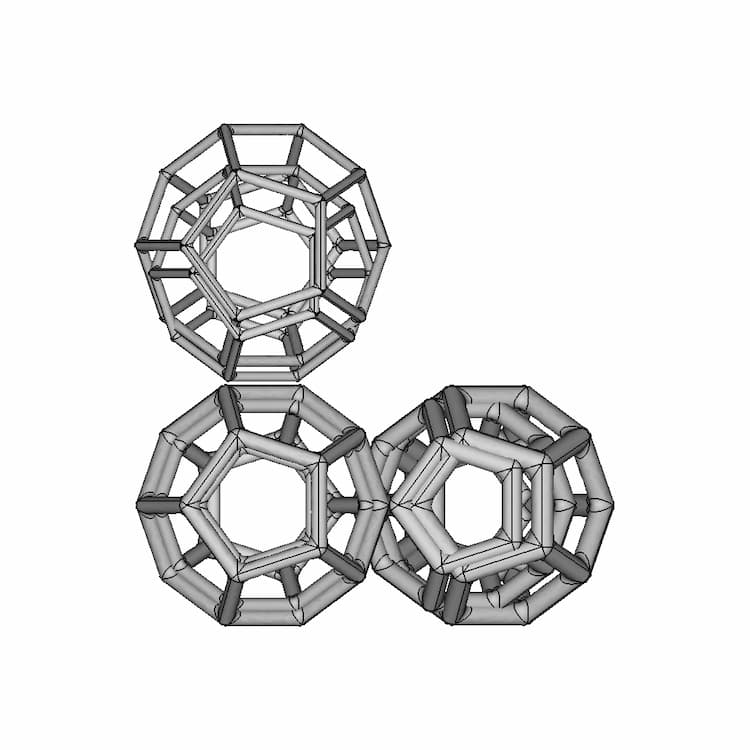 Dodecahedron Shape Pipe Frame | 3D Engineering Design File