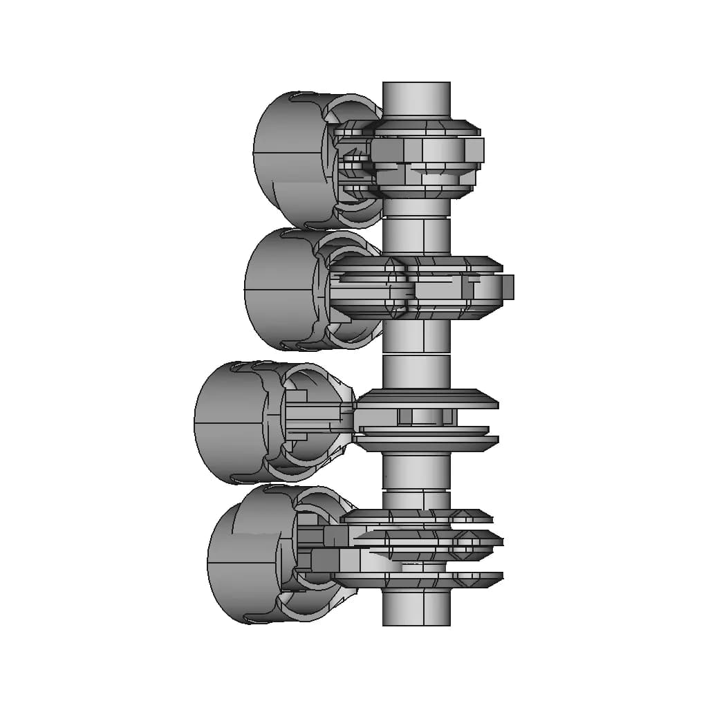 Crank And Piston | High-Quality CAD Model_90_0_degree_snapshot