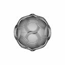 Golden Woven Ball - Downloadable CAD Representation_0_0_degree_snapshot