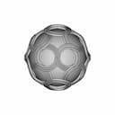 Golden Woven Ball - Downloadable CAD Representation_270_0_degree_snapshot