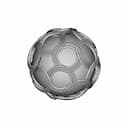 Golden Woven Ball - Downloadable CAD Representation_60_30_degree_snapshot