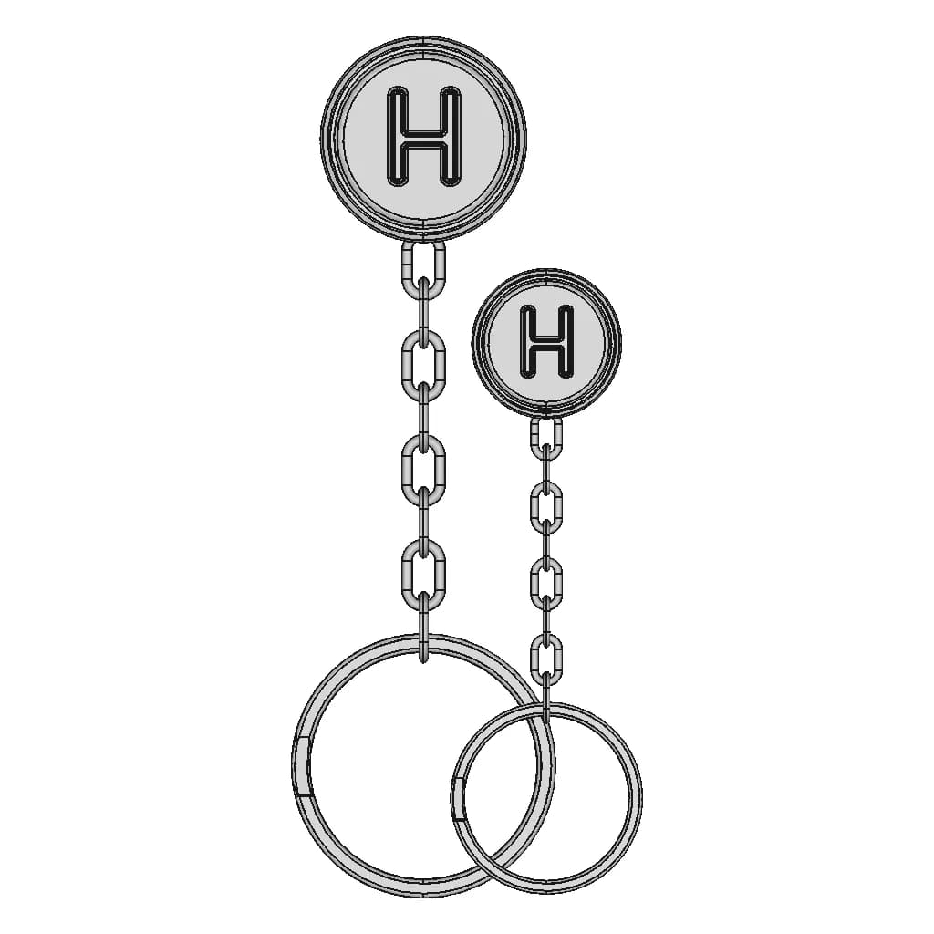 Keychain 11 | High-Quality CAD Model_90_0_degree_snapshot