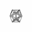 Icosahedron Shape Pipe Frame - Downloadable CAD Representation_90_0_degree_snapshot
