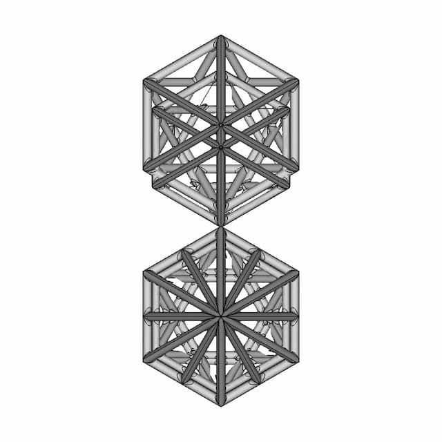 Diamond Shape Pipe Frame - Standard Mechanical Component