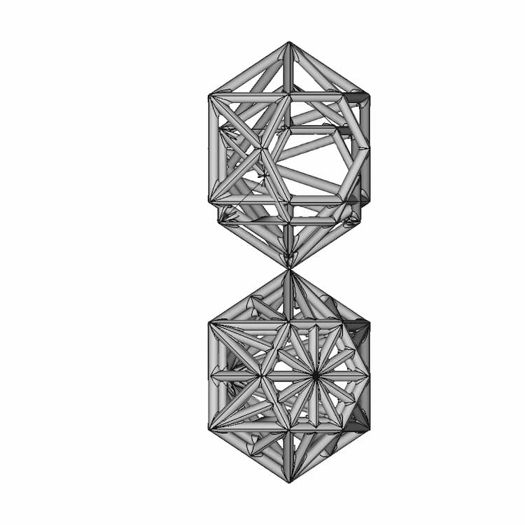 Diamond Shape Pipe Frame - Standard Mechanical Component