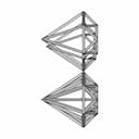 Diamond Shape Pipe Frame - Standard Mechanical Component_0_90_degree_snapshot