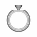 Diamond Ring | High-Quality CAD Model_0_0_degree_snapshot