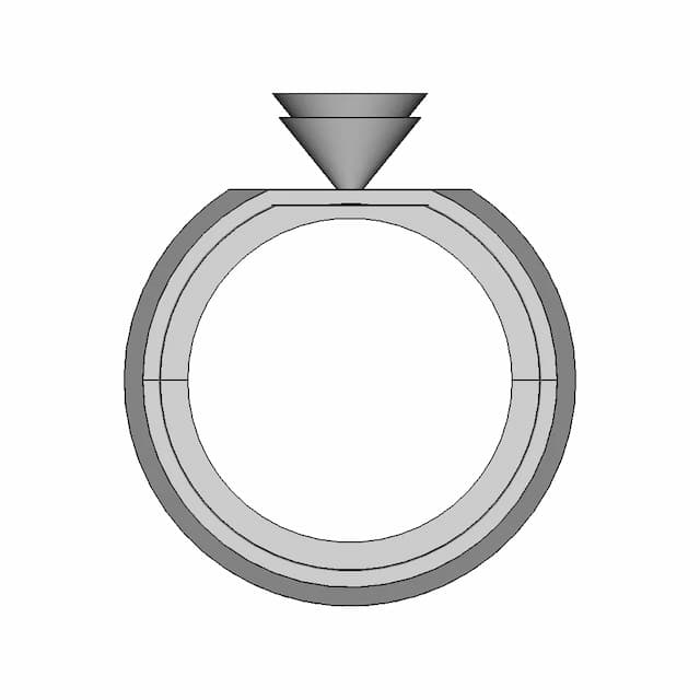 Diamond Ring | High-Quality CAD Model