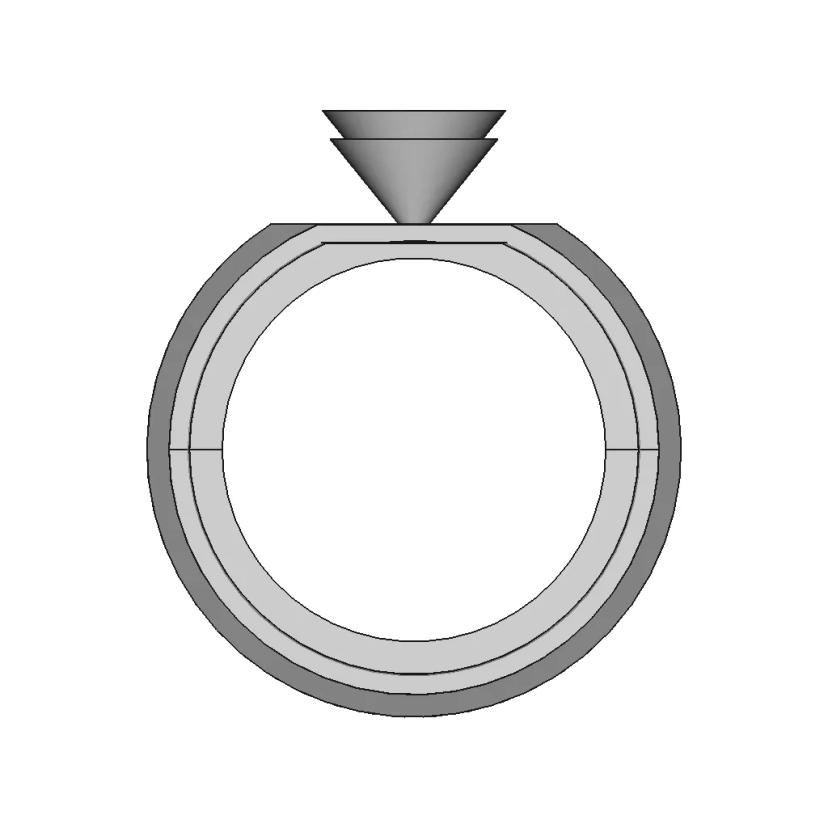 Diamond Ring | High-Quality CAD Model