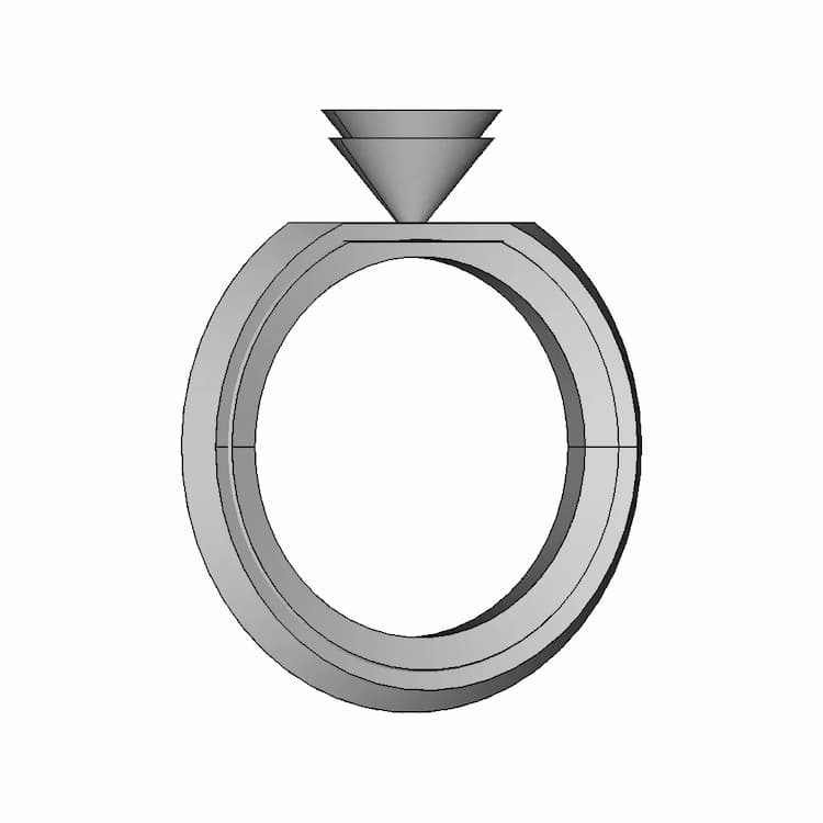 Diamond Ring | High-Quality CAD Model