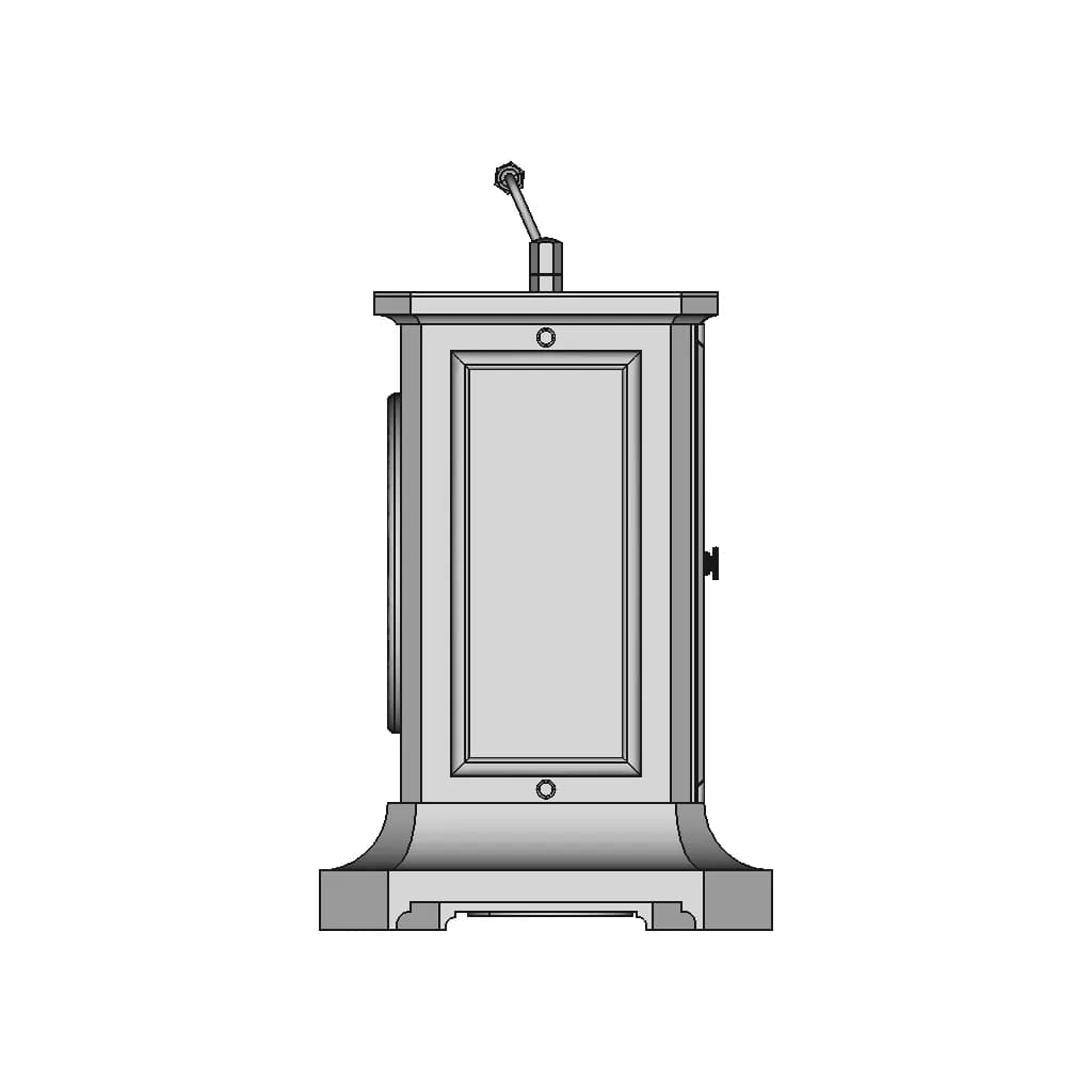 Junghans Table Clock - Standard Mechanical Component_0_270_degree_snapshot