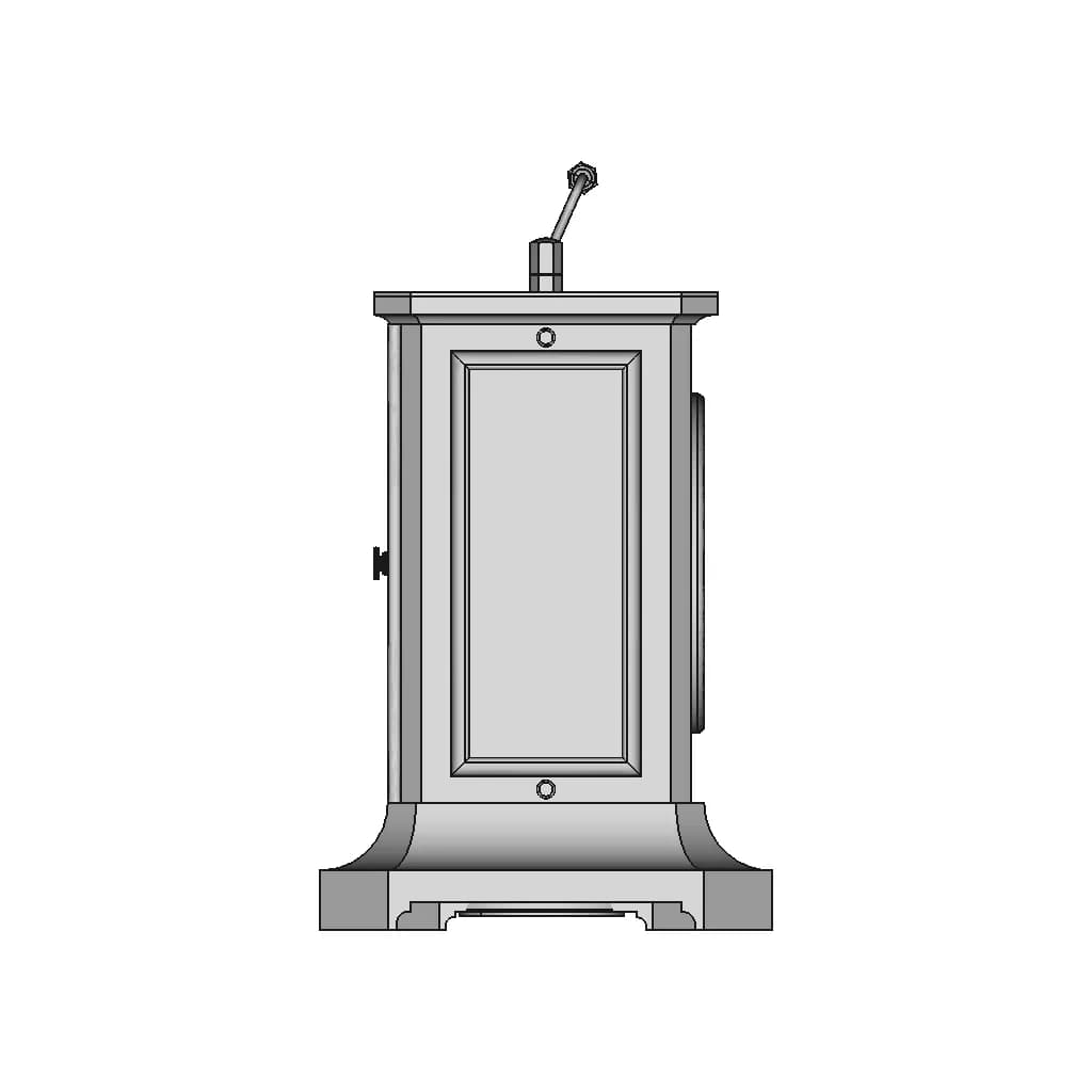 Junghans Table Clock - Standard Mechanical Component_0_90_degree_snapshot