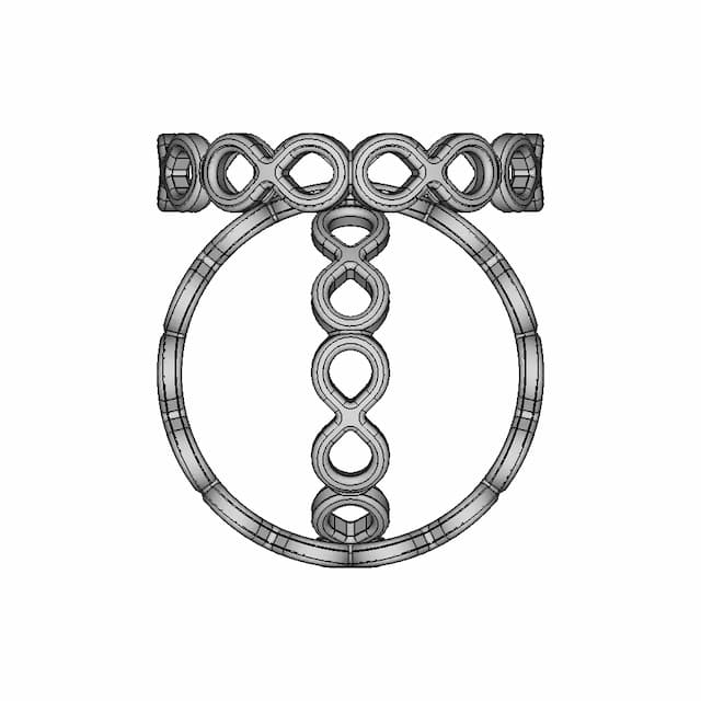 Simple Infinity Band Ring | 3D Engineering Design File