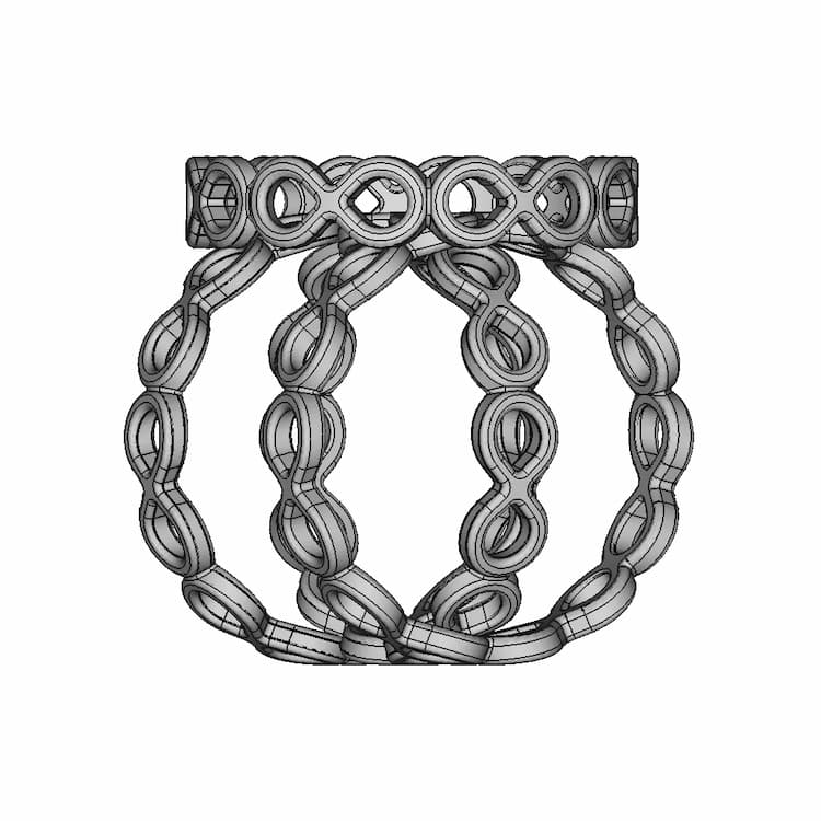 Simple Infinity Band Ring | 3D Engineering Design File