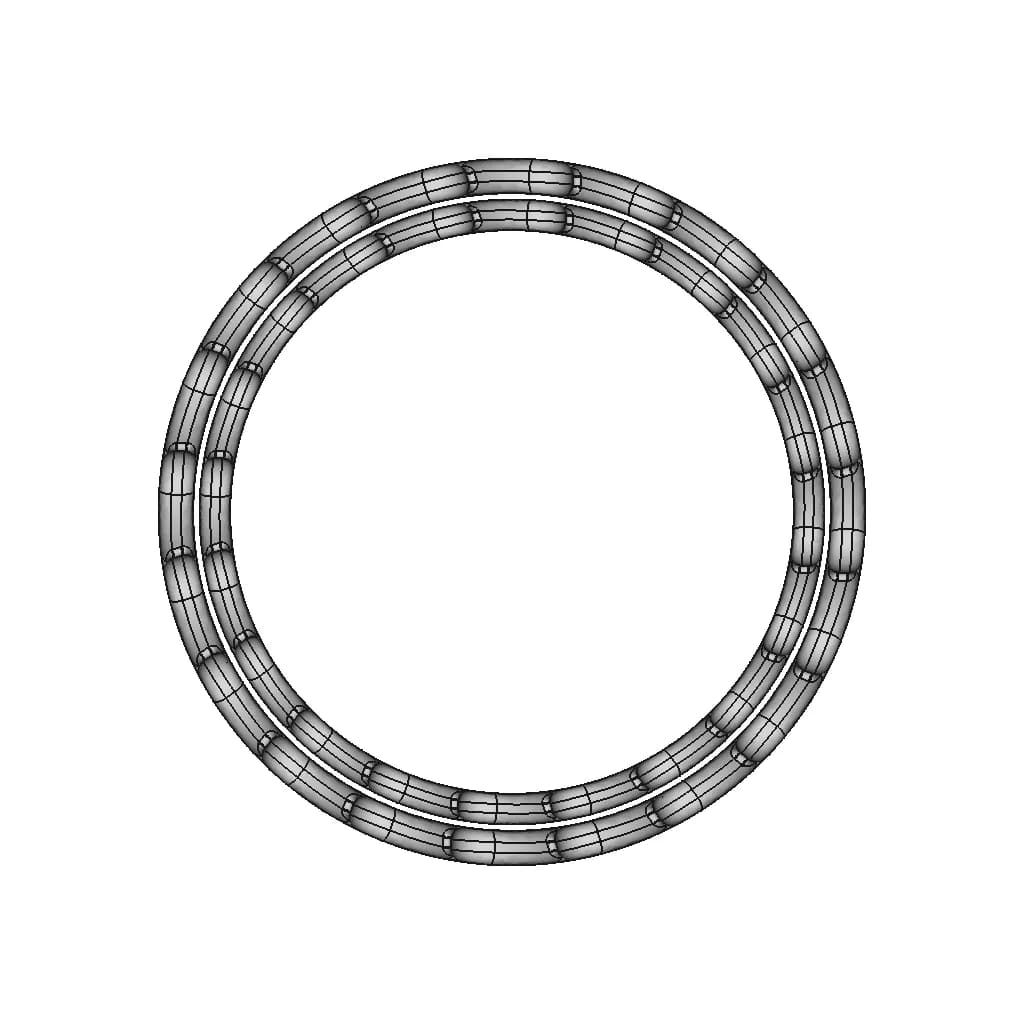 Rowed Hearts Ring | High-Quality CAD Model_0_0_degree_snapshot