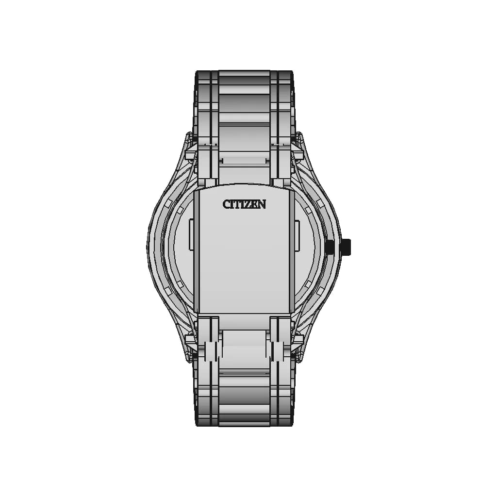Citizen Wrist Watch | 3D Engineering Design File_90_0_degree_snapshot