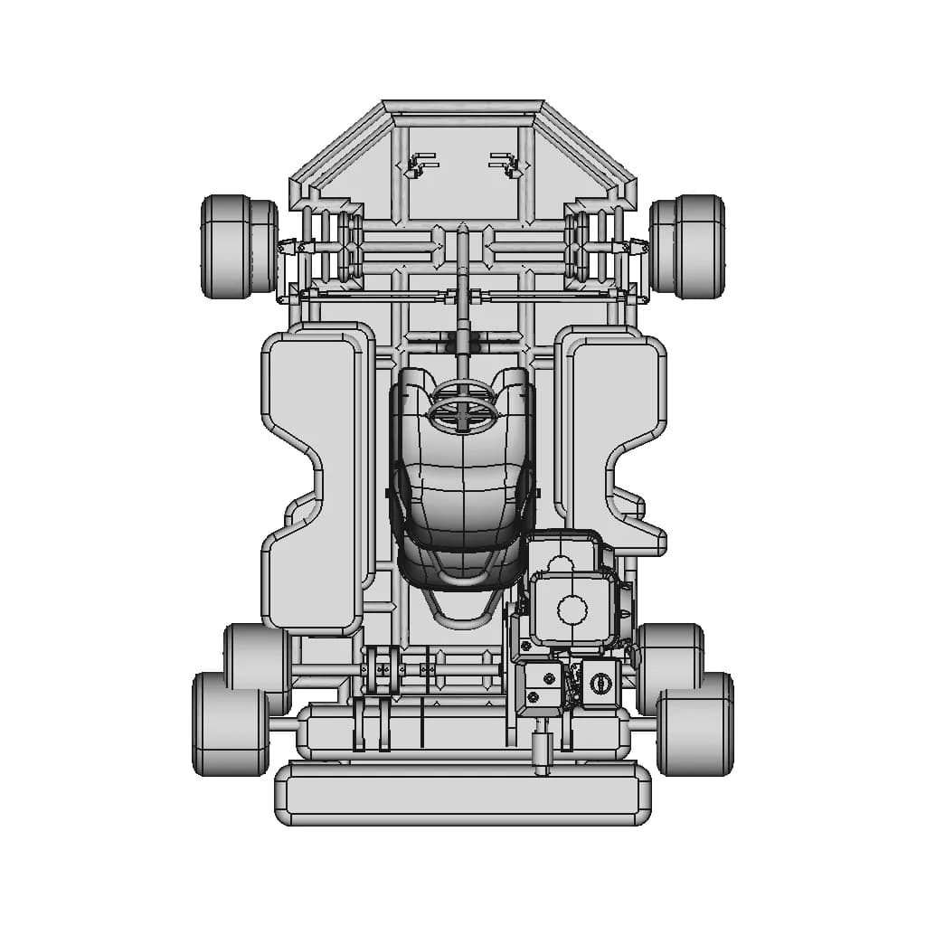 Kart Car Tory Mini | 3D Engineering Design File_0_0_degree_snapshot