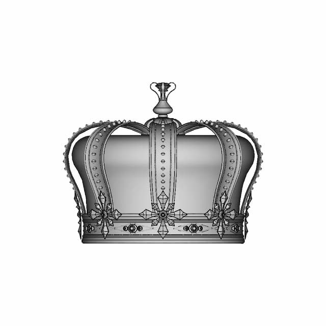 King'S Crown | High-Quality CAD Model