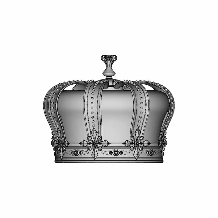 King'S Crown | High-Quality CAD Model
