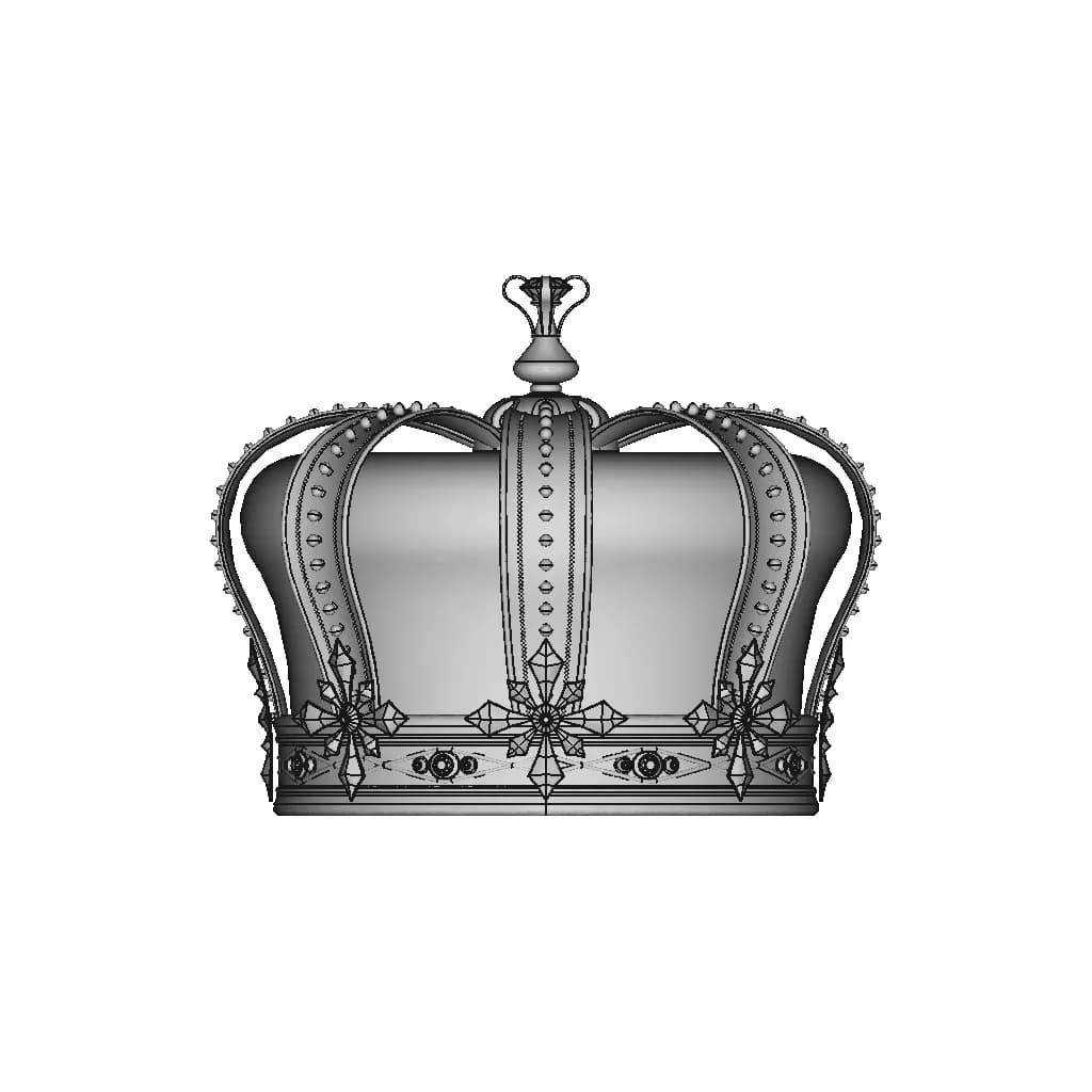 King'S Crown | High-Quality CAD Model_0_90_degree_snapshot