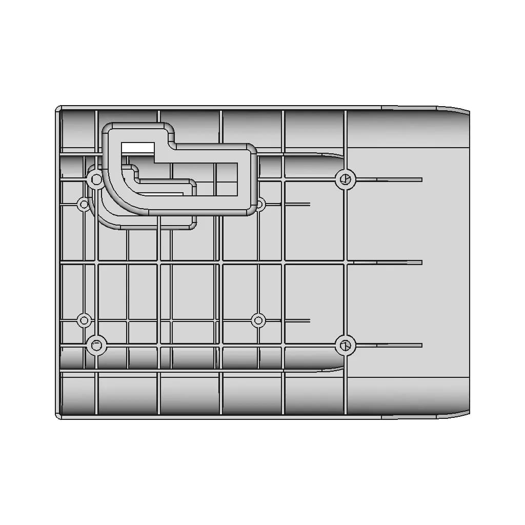 Plastic Cover | High-Quality CAD Model_0_0_degree_snapshot