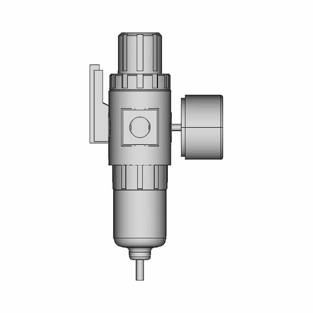 Afc2000 Compress Air Pressure Regulator - Downloadable CAD Representation