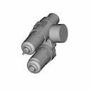 Afc2000 Compress Air Pressure Regulator - Downloadable CAD Representation_60_30_degree_snapshot