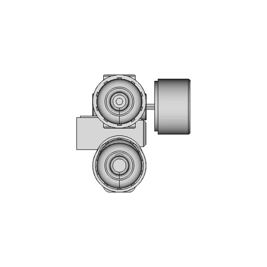 Afc2000 Compress Air Pressure Regulator - Downloadable CAD Representation_90_0_degree_snapshot