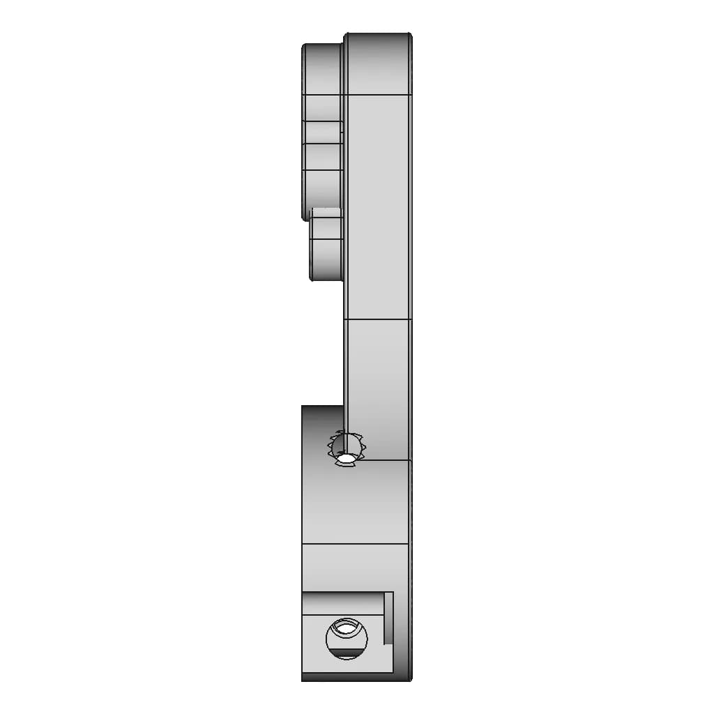 [1493] Aluminum Servo Horn For Futaba Standard 25T - Robust & Adjustable | 3D Engineering Design File_0_270_degree_snapshot