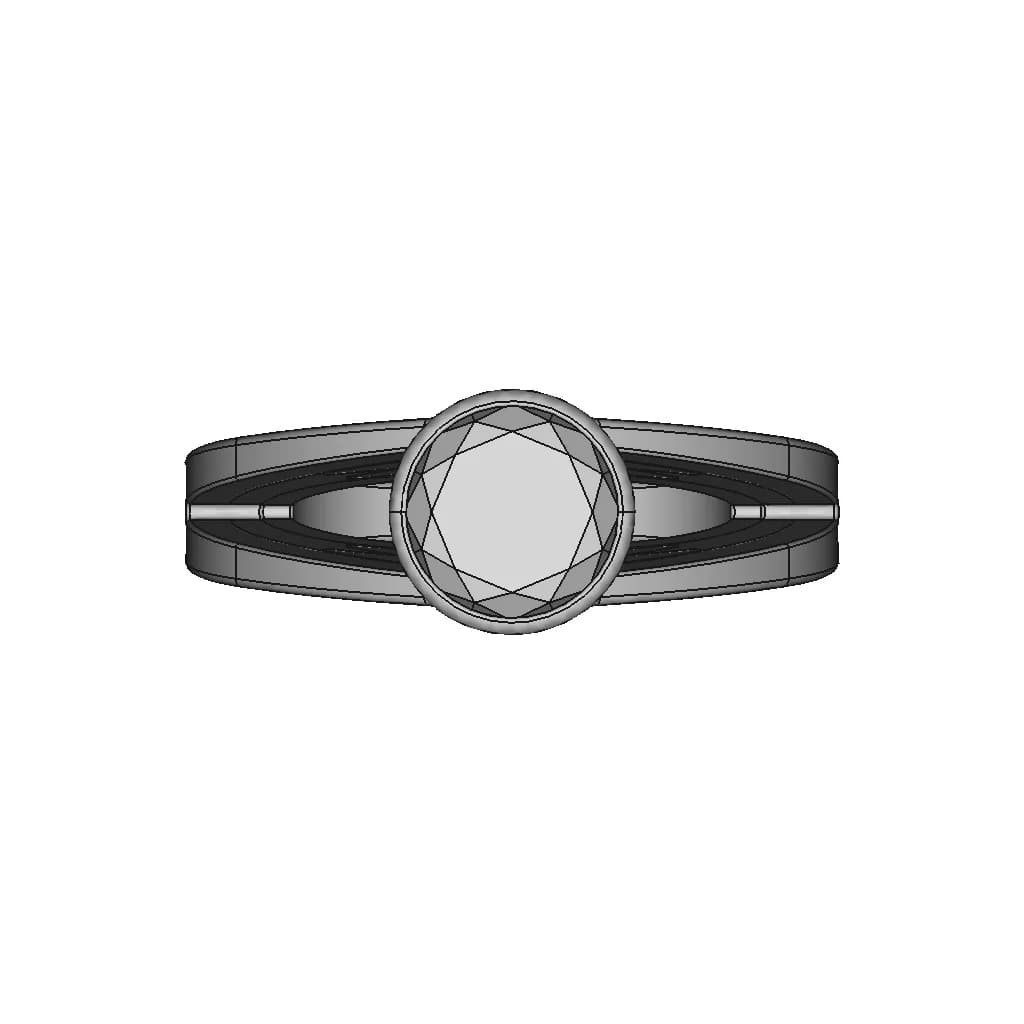 Ladies' Ring | 3D Engineering Design File_270_0_degree_snapshot
