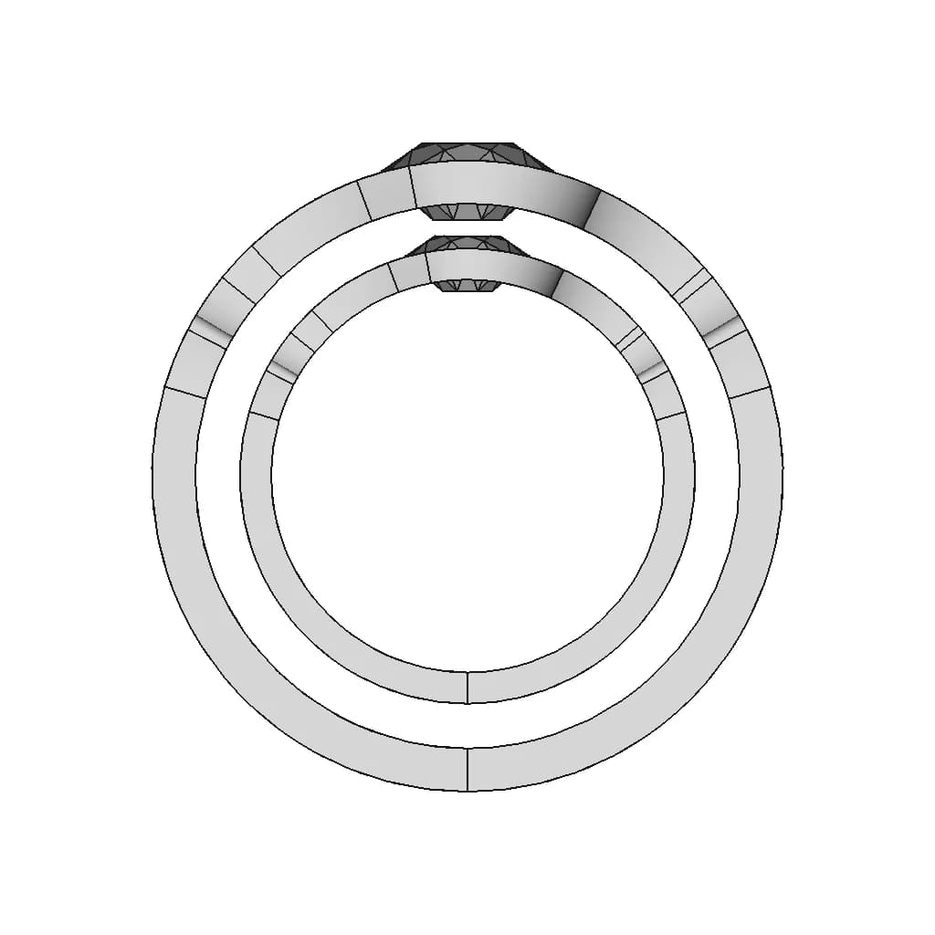Diamond Ring | 3D Engineering Design File_0_0_degree_snapshot