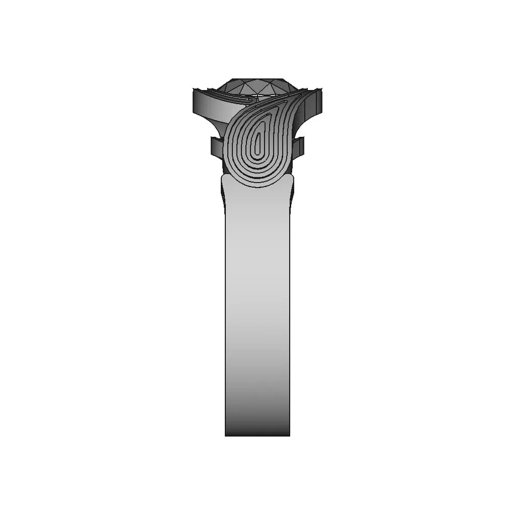 Diamond Ring | 3D Engineering Design File_0_90_degree_snapshot