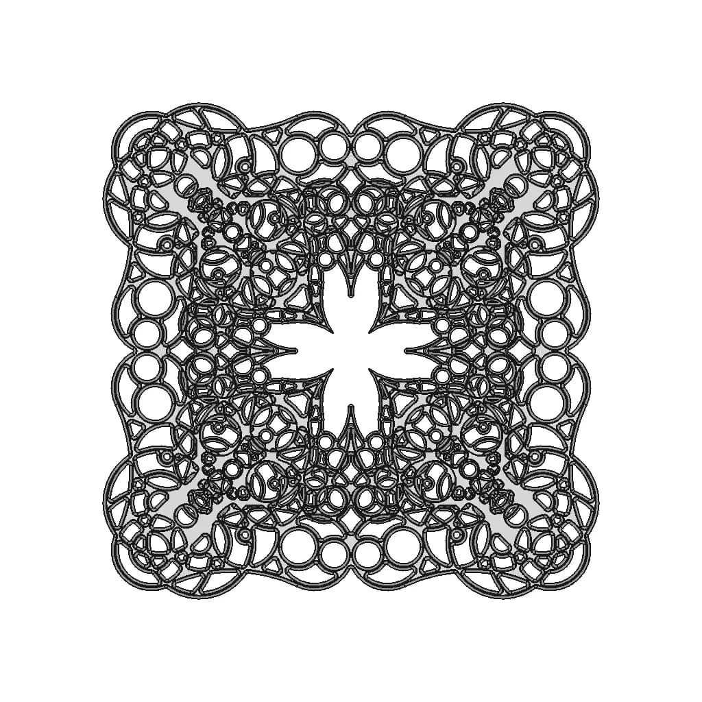Decorative Trim - Downloadable CAD Representation_0_0_degree_snapshot