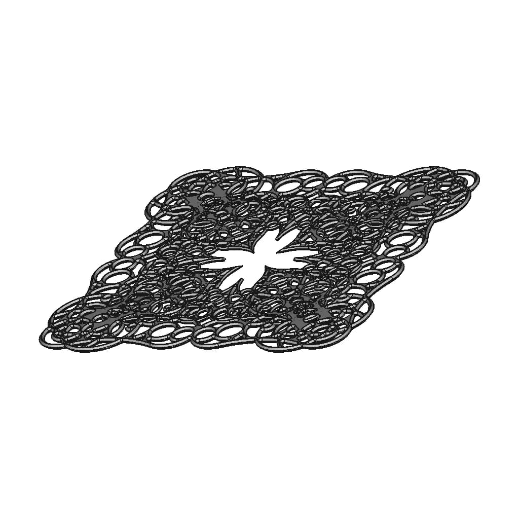 Decorative Trim - Downloadable CAD Representation_60_30_degree_snapshot
