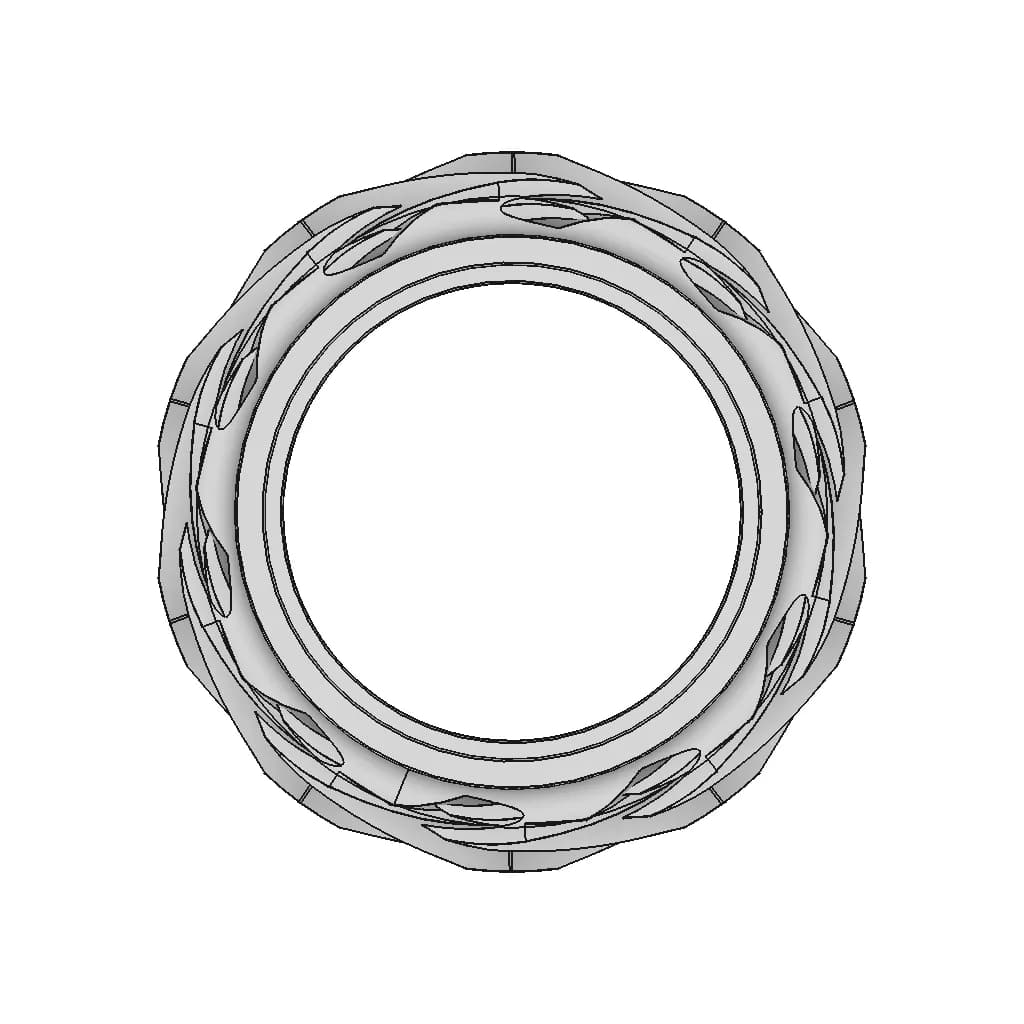Sun And Moon Rings | High-Quality CAD Model_0_0_degree_snapshot